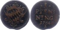 Bayern Pfennig Maximilian III. Joseph 1745-1777. -