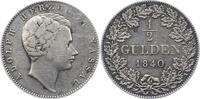 Nassau 1/2 Gulden Adolph 1839-1866. -