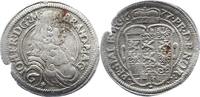 Brandenburg-Ansbach 6 Kreuzer Johann Friedrich 1667-1686. -