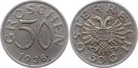 Österreich 50 Groschen Erste Republik 1918-1938. -