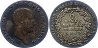 Brandenburg-Preußen 1/6 Taler Friedrich Wilhelm III. 1797-1840. -