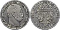 Preußen 2 Mark Wilhelm I. 1861-1888. -