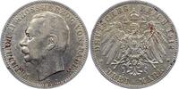 Baden 3 Mark Friedrich II. 1907-1918. -
