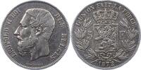 Belgien-Königreich 5 Francs Leopold II. 1865-1909. -