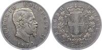 Italien-Königreich 5 Lire Vittorio Emanuele II. 1861-1878. -