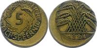 Weimarer Republik 5 Pfennig -
