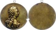 Haus Habsburg Tragbare Bronzegussmedaille Maria Theresia 1740-1780. -