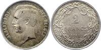 Belgien-Königreich 2 Francs Albert I. 1909-1934. -