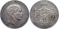 Hessen-Kassel Doppeltaler Friedrich Wilhelm I. 1847-1866. -