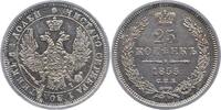 Russland 25 Kopeken Alexander II. 1855-1881. -
