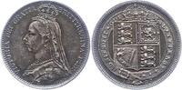 Großbritannien Sixpence Victoria 1837-1901. -