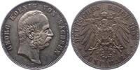 Sachsen 5 Mark Georg 1902-1904. -
