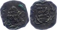 Regensburg-herzogliche und bischöfliche Mzst. Pfennig Albrecht I. oder Wilhelm II. 1349-1417. -