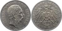 Sachsen 5 Mark Albert 1873-1902. -