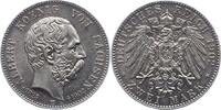 Sachsen 2 Mark Albert 1873-1902. -