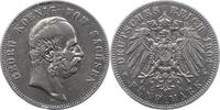 Sachsen 5 Mark Georg 1902-1904. -