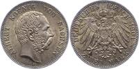 Sachsen 2 Mark Albert 1873-1902. -