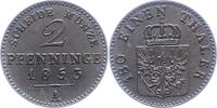 Brandenburg-Preußen 2 Pfennig Friedrich Wilhelm IV. 1840-1861. -