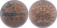 Brandenburg-Preußen 1 Pfennig Friedrich Wilhelm IV. 1840-1861. -