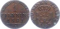 Brandenburg-Preußen 1 Pfennig Friedrich Wilhelm III. 1797-1840. -