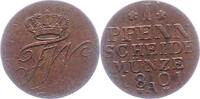 Brandenburg-Preußen Pfennig Friedrich Wilhelm III. 1797-1840. -