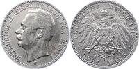 Baden 3 Mark Friedrich II. 1907-1918. -