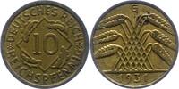 Weimarer Republik 10 Pfennig -