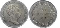 Württemberg 20 Kreuzer Wilhelm I. 1816-1864. -