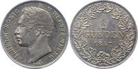 Württemberg 1/2 Gulden Wilhelm I. 1816-1864. -