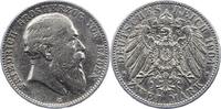 Baden 2 Mark Friedrich I. 1856-1907. -