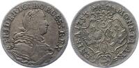 Brandenburg-Preußen 3 Kreuzer Friedrich II. 1740-1786. -