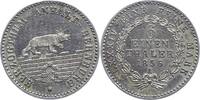 Anhalt-Bernburg 1/6 Ausbeutetaler Alexander Carl 1834-1863. -