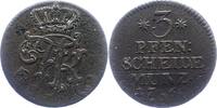 Brandenburg-Preußen 3 Pfennig Friedrich II. 1740-1786. -