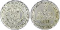 Hessen-Kassel 1/6 Taler Kurf. Wilhelm II. u. Friedrich Wilhelm 1831-1847. -
