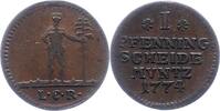 Braunschweig-Wolfenbüttel Pfennig Karl I. 1735-1780. -