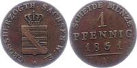 Sachsen-Weimar-Eisenach Pfennig Carl Friedrich 1828-1853. -
