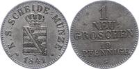 Sachsen-Albertinische Linie 1 Neugroschen Friedrich August II. 1836-1854. -
