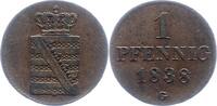 Sachsen-Albertinische Linie Pfennig Friedrich August II. 1836-1854. -