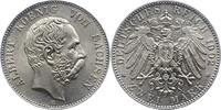 Sachsen 2 Mark Albert 1873-1902. -
