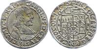Tschechien-Olmütz 3 Kreuzer Karl II. von Liechtenstein 1664-1695. -