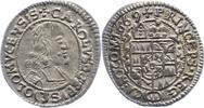 Tschechien-Olmütz 3 Kreuzer Karl II. von Liechtenstein 1664-1695. -