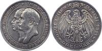 Preußen 3 Mark Wilhelm II. 1888-1918. -