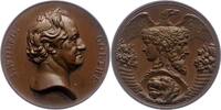 Personenmedaillen Bronzemedaille Goethe, Johann Wolfgang von *1749 Frankfurt, +1832. -