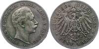 Preußen 5 Mark Wilhelm II. 1888-1918. -