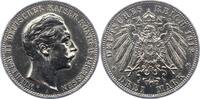 Preußen 3 Mark Wilhelm II. 1888-1918. -