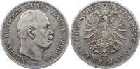 Preußen 5 Mark Wilhelm I. 1861-1888. -