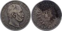 Preußen 5 Mark Wilhelm I. 1861-1888. -