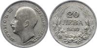 Bulgarien 20 Lewa Boris III. 1918-1943. -