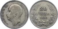 Bulgarien 20 Lewa Boris III. 1918-1943. -