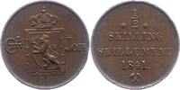 1/2 Skilling 1841 Norwegen Unter schwedischer Regierung 1814-1905. Winz. Randfehler, sehr schön